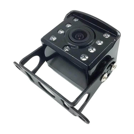 Night Vision Backup Camera for Safe Truck Reversing Use - compact IR truck reversing camera with mounting bracket and LED night lights