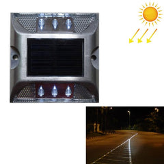 Luz de carretera cuadrada solar, luz de guía para automóvil, luz de desaceleración de carretera, versión brillante intermitente