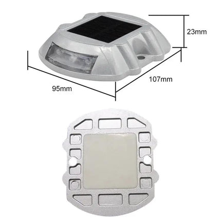Solar Horseshoe Road Stud Light For Driveways Constant Bright