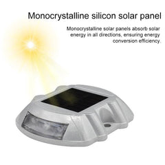 Solar-Powered Horseshoe Road Marker Light for Safe Vehicle Navigation and Deceleration