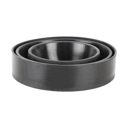 Universal Headlight Soft Silicone Dust Cover For Headlights - black soft silicone headlight bulb dust seal, trim-to-fit, tool-free installation