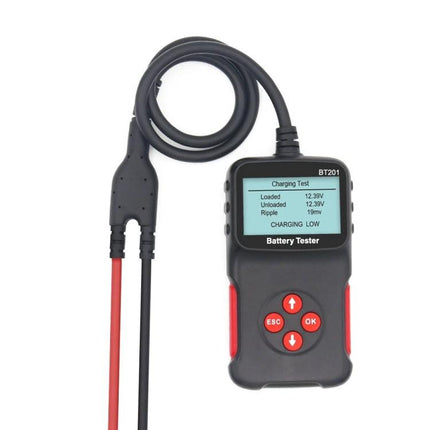 Car Battery Checker for Routine Vehicle Maintenance Essentials handheld battery tester with display and probes