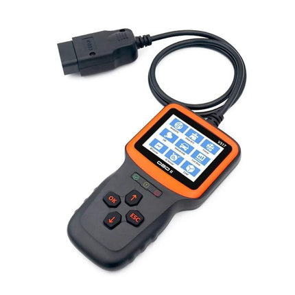 Essential Car Diagnostic Tool for Daily Vehicle Maintenance - handheld OBD2 scanner with color screen, engine fault read/clear and battery voltage check