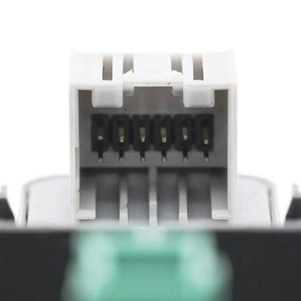 Car Window Lifter Switch For Fiat Citroen Peugeot Replacement - close-up connector view showing OE-matched pins for easy installation