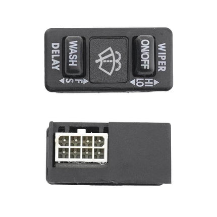 Car Wiper Controller Switch For Freightliner Columbia Coronado - replacement wiper switch with tough plastic housing and multi-pin connector