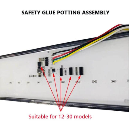 Truck Trailer Brake Light Three Color For Daily Use with PC+ABS housing, screw-in mount, LED brake running turn reverse signals (84 red, 30 yellow, 33 white)