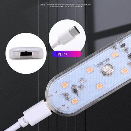 USB-C Car Foot Ambient Light Ice Blue For Interior Ambience