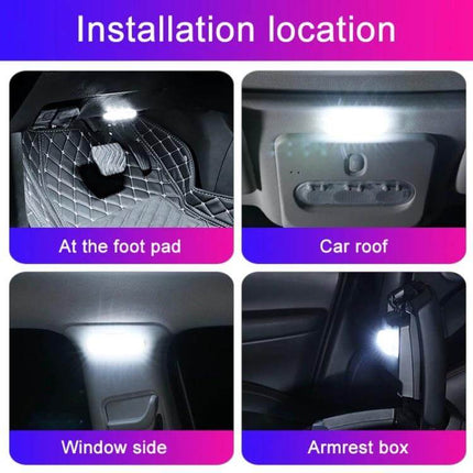 USB-C Car Foot Ambient Light Ice Blue For Interior Ambience