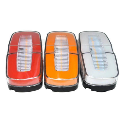 MK-190 Truck LED Side Marker Lights 2-Pack, White Light - compact 28-LED white side marker on truck with rubber+PC housing