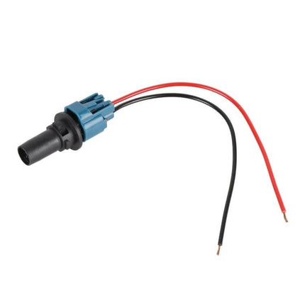 T10 Car Lamp Holder Socket With Cable For Everyday Interior Lighting - black and red wired T10 socket for dashboard and cargo area lighting