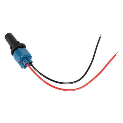 T10 Car Lamp Holder Socket With Cable For Everyday Interior Lighting - blue T10 socket with red and black wires for plug-and-play vehicle interior lighting