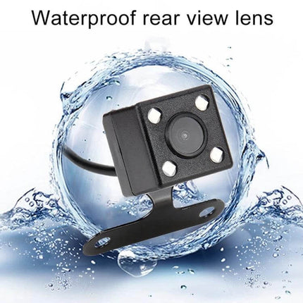 Triple Lens Car Dash Camera for Front and Rear Recording waterproof rear view lens with night LEDs for parking and backup monitoring