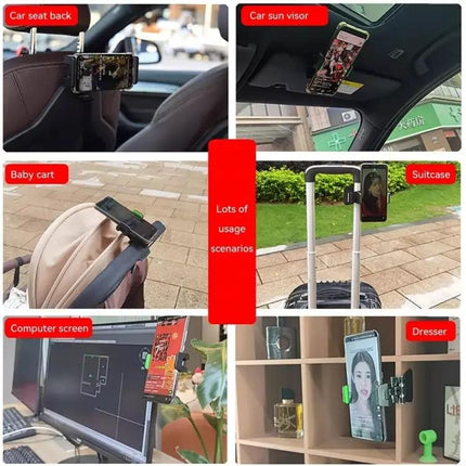Adjustable Car Sun Visor Phone Holder for Rear Seats and More