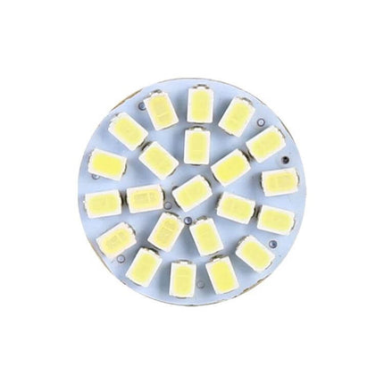 1156 Socket Car Turn Signal LED Bulbs, Universal Fit Pack Of 10 - round 22-SMD LED replacement bulb, energy-efficient, tool-free install