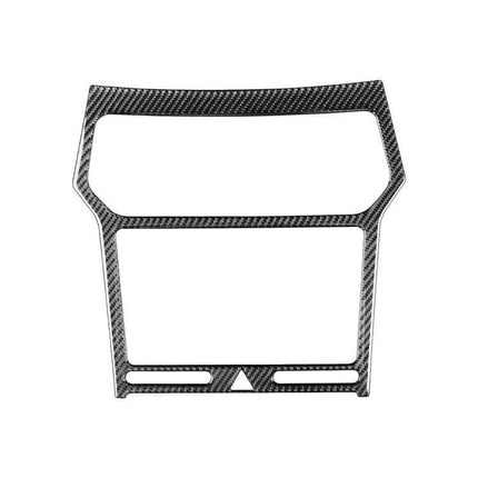 Carbon Fiber Decorative Sticker for Ford Explorer Navigation Panel - textured carbon fiber trim for 2016-2019 dashboard