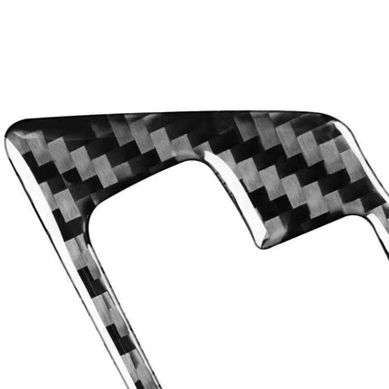 Carbon Fiber Decorative Gear Sticker for Toyota Corolla Levin 2014-2018 - close-up carbon fiber gear trim accent