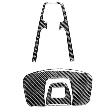 Carbon Fiber Car Interior Decorative Sticker for Volvo XC90 2003-2014 shown as carbon fiber dashboard and trim pieces kit