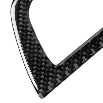 Carbon Fiber Decorative Sticker for BMW Headlight Switches — close-up carbon fiber texture trim for G01 X3 G02 X4 interior