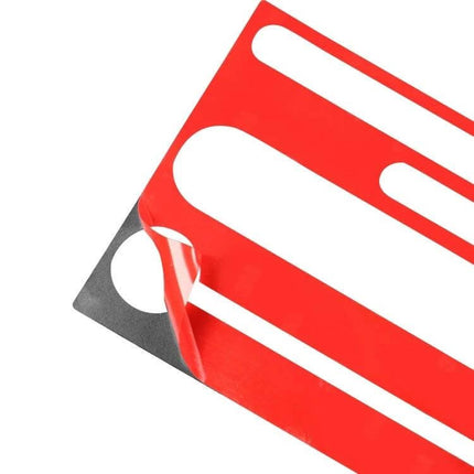 Carbon Fiber Decorative Sticker for Subaru BRZ and Toyota 86 2017-2019 – peel-and-stick carbon fiber trim decals showing backing being removed