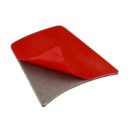 Carbon Fiber Decorative Steering Wheel Sticker for BMW Z4 Models — red adhesive backing on lightweight carbon fiber trim piece