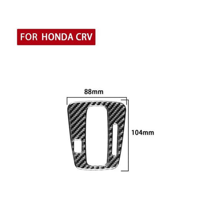 Carbon Fiber Gear Indicator Frame Sticker for Honda CRV Right Drive - carbon fiber trim decal 88x104mm