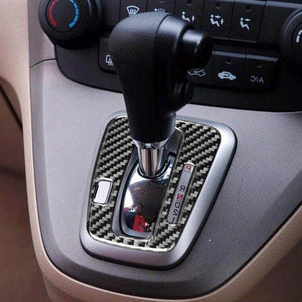 Carbon Fiber Gear Indicator Frame Sticker for Honda CRV Right Drive - carbon fiber gear surround enhancing visibility and interior finish