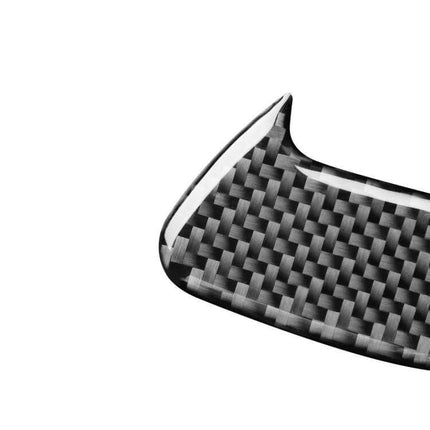 Carbon Fiber Decorative Sticker for Volkswagen Scirocco Doors - close-up of lightweight carbon fiber door accent