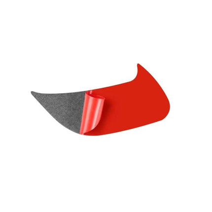 Carbon Fiber Decorative Sticker for Volkswagen Scirocco Doors - red-backed carbon fiber door accent sticker peeled corner