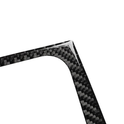 Decorative Carbon Fiber Car Sticker for Volkswagen Golf 6 CD Panel – gloss carbon fiber trim for CD panel, left or right side protection and styling