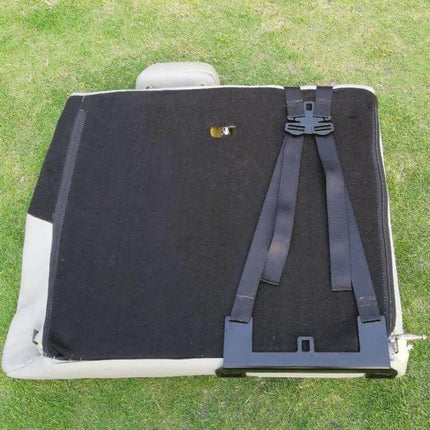 Universal ISOFIX Bracket for Child Safety Seat Installation in Cars shown attached to booster seat for secure, quick transfer between vehicles