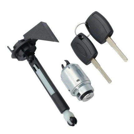 Durable Stainless Steel Hood Lock With Key For Ford Focus - stainless steel hood lock kit with two keys, corrosion-resistant, OE fit