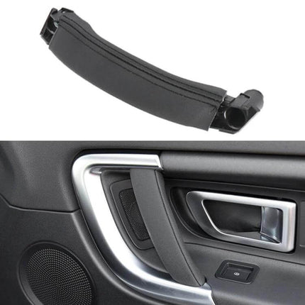 Land Rover Discovery Interior Door Handle Replacement Leather Texture - black leather-textured ABS replacement handle for 2015–2019 front/rear doors