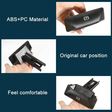 Left-Side Parking Brake Release Handle For W204 W212 replacement part, black ABS+PC, fits Mercedes C-Class W204 E-Class W212 GLK