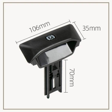 Left-Side Parking Brake Release Handle For W204 W212 black replacement handle with dimensions 106x35x70mm for Mercedes C-Class E-Class GLK