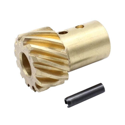 Bronze Car Cam Gear for SBC BBC Chevrolet 0.5 Inch - precision-machined bronze cam gear with dowel pin for mechanical roller and flat tappet cams