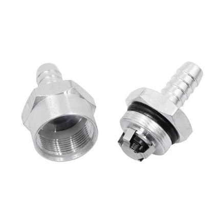 Car 6mm Aluminium Fuel Check Valve One Way For Fuel Lines - inline aluminium one-way fuel check valve for 6mm hoses, corrosion-resistant