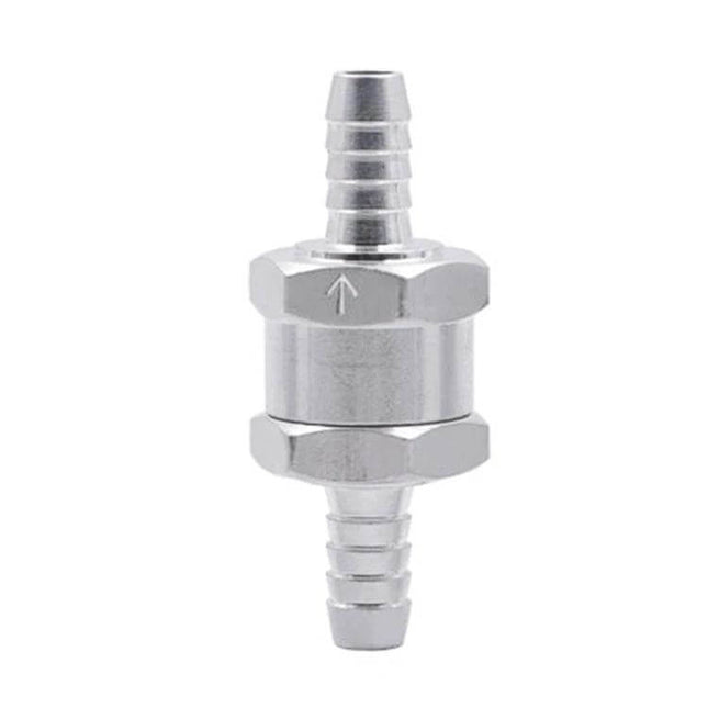 Car 8mm Aluminum Fuel Check Valve For Cars Daily Use - inline aluminum one-way fuel check valve for 8mm carburettor lines