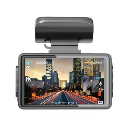 Dual Camera Dash Cam for Vehicle Security and Night Recording — front and rear car dash camera with night vision for 24/7 incident recording