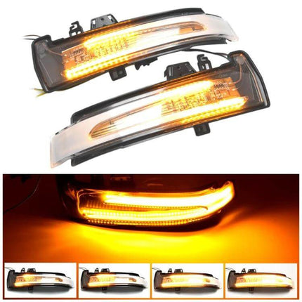 Mercedes-Benz A Class Mirror Dynamic LED Turn Signal Light - plug-and-play dynamic scrolling indicator with matte scratch-resistant finish