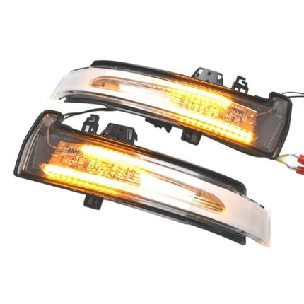 Mercedes-Benz A Class Mirror Dynamic LED Turn Signal Light – pair plug-and-play dynamic scrolling amber indicators for improved visibility