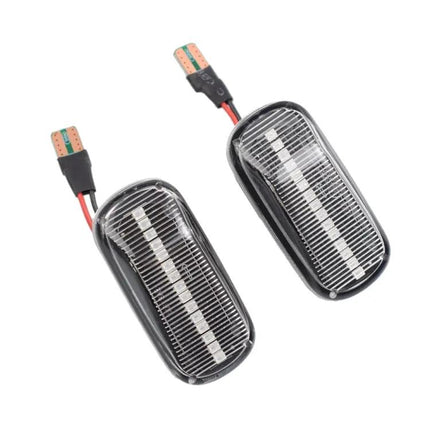 Dynamic LED Fender Side Light For Honda Civic Transparent Black