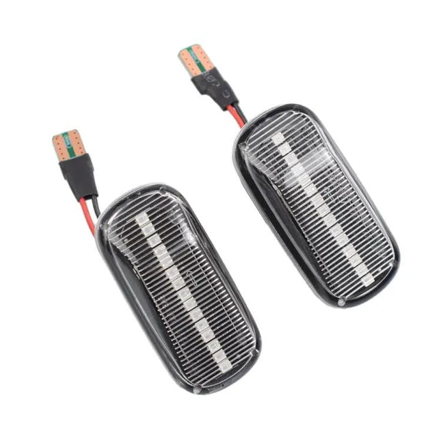 Dynamic LED Fender Side Light For Honda Civic Transparent Black | Syndmart