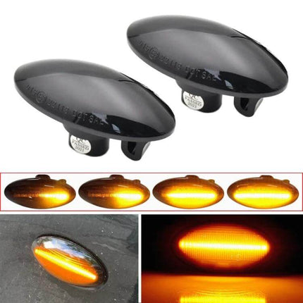 Suzuki Grand Vitara Dynamic LED Fender Side Light Set black dynamic scrolling turn signal plug-and-play upgrade