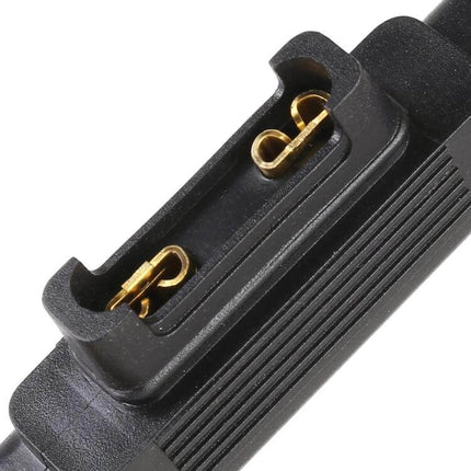 Waterproof Fuse Box Fuse Holder Large Size For Easy Circuit Expansion close-up of dual fuse contacts, waterproof housing for automotive, marine, RV accessory expansion