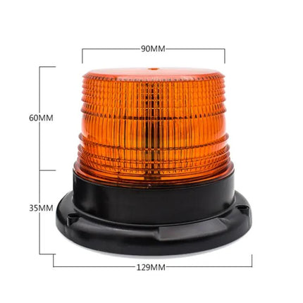 School Bus Safety Warning Light For Rear End Collision Yellow