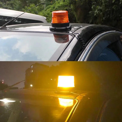 School Bus Safety Warning Light For Rear End Collision Yellow