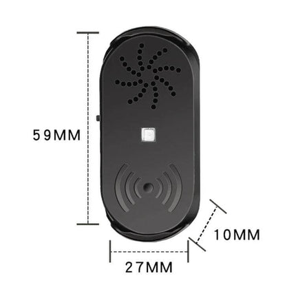 Car Door Opener Alarm For Easy Access With Voice Prompt - compact 59x27x10mm proximity sensor with LED breathing lights and voice cue