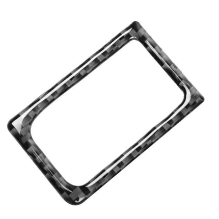 Set of 2 Carbon Fiber Door Lock Decorative Stickers for Nissan GTR R35 - carbon fiber rectangular door lock trim piece
