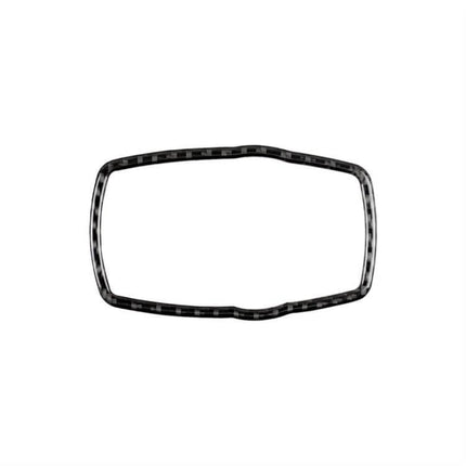 Carbon Fiber Multimedia Frame Sticker for BMW Vehicles - black carbon fiber trim for BMW multimedia screen