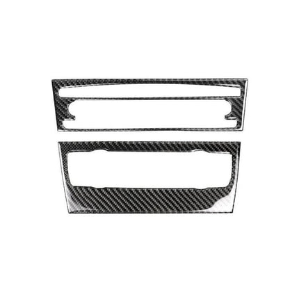 Carbon Fiber Decorative Sticker for Car Interior Panel for BMW E90 E92 central CD non-navigation panel